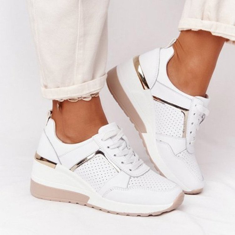 Trendy Plateau Sneaker - Comfort ontmoet klasse