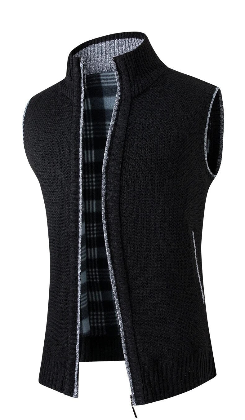 CozyKnit Heren Gebreid Vest - Houdt jezelf gemakkelijk warm tijdens de kou!