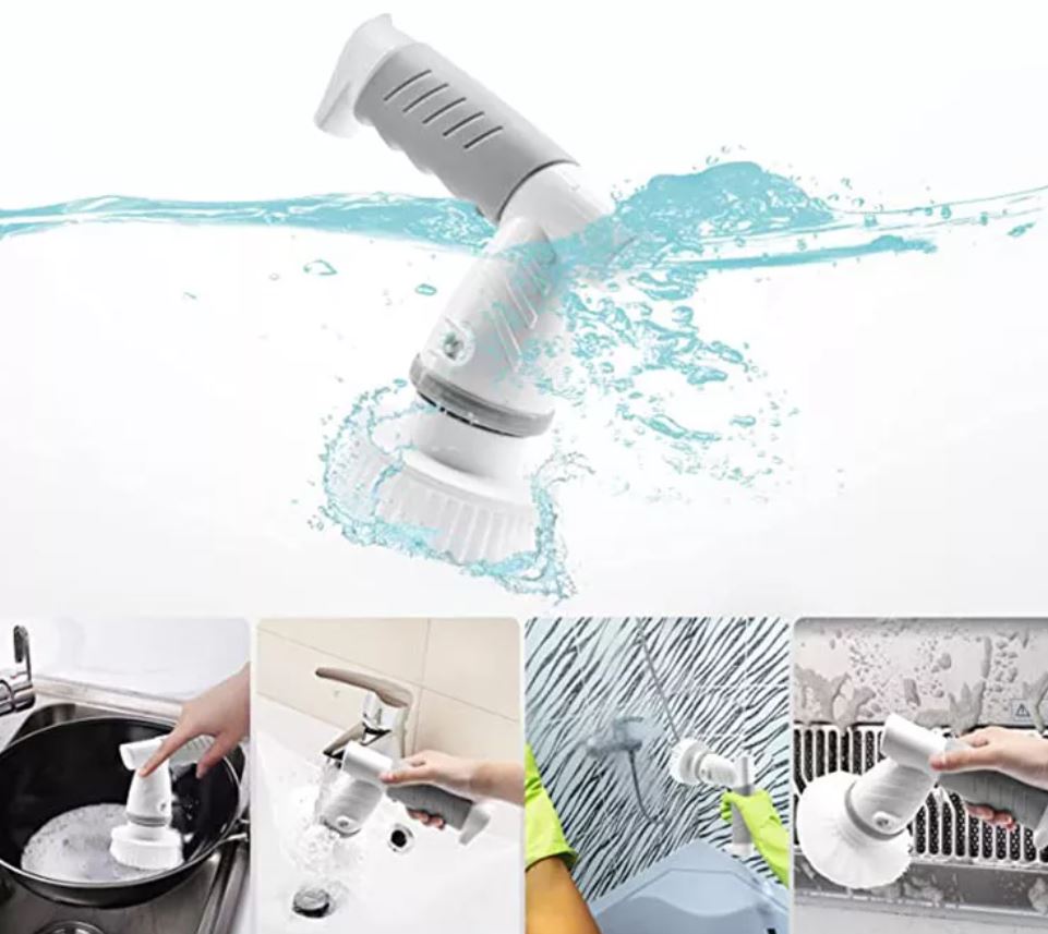 Scrubmax 2.0 - Compacte draadloze schrobber met opzetkoppen