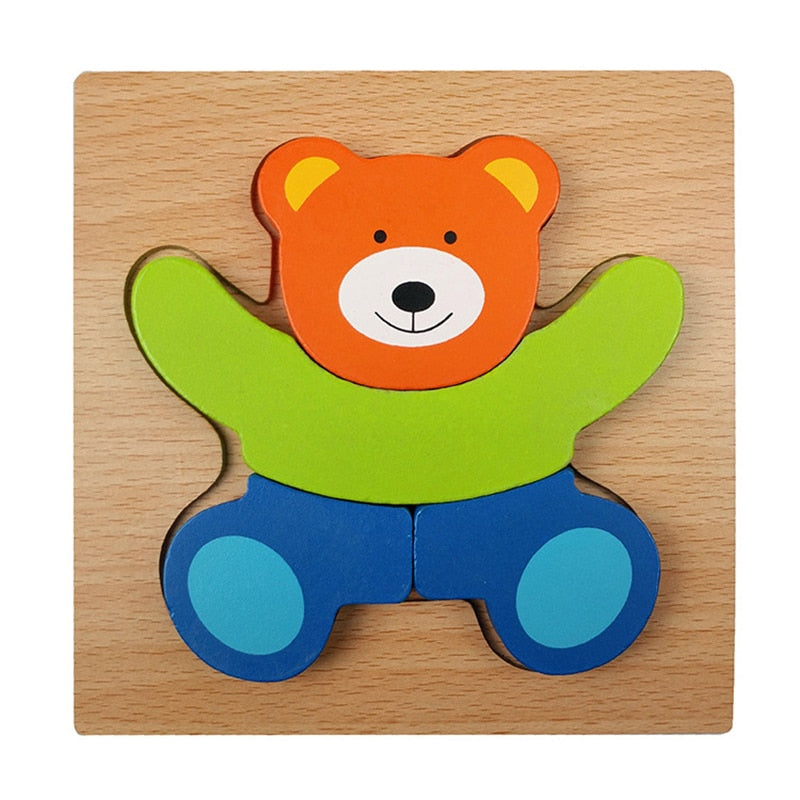 Montessori Houten Puzzel