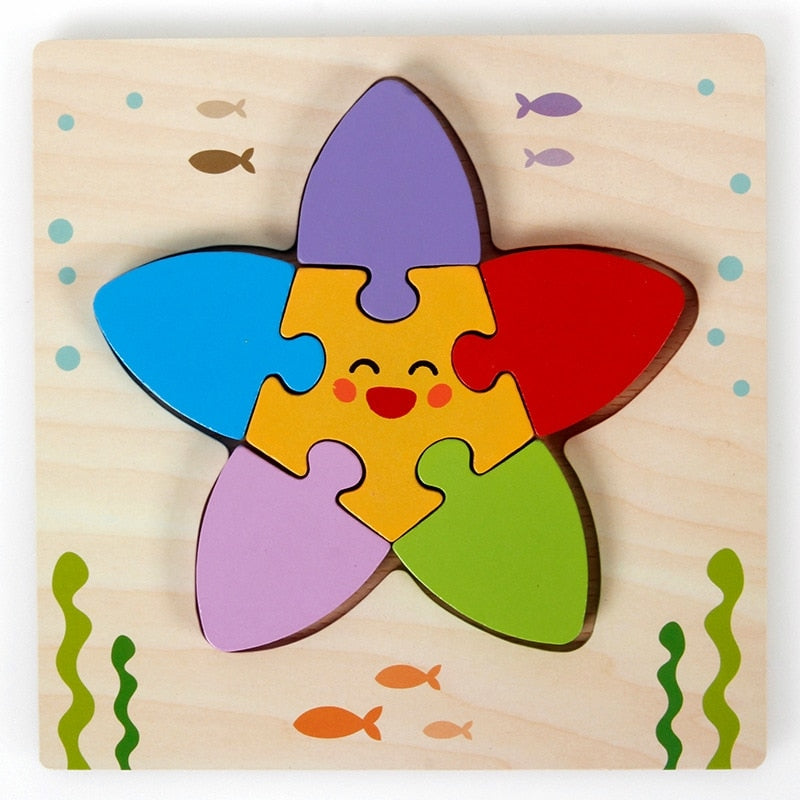 Montessori Houten Puzzel