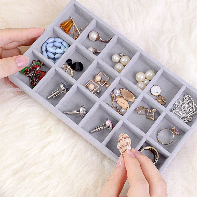 MyJewels - Opstapelbare Fluwelen sieraden organizer