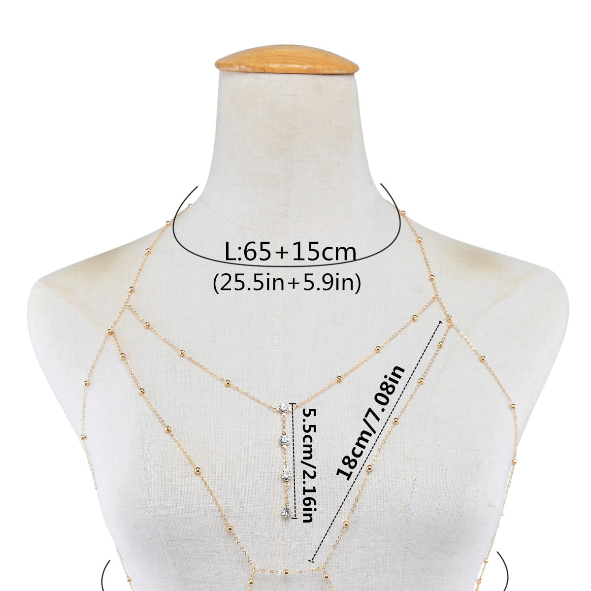 Lichaamsketting - Layered chain