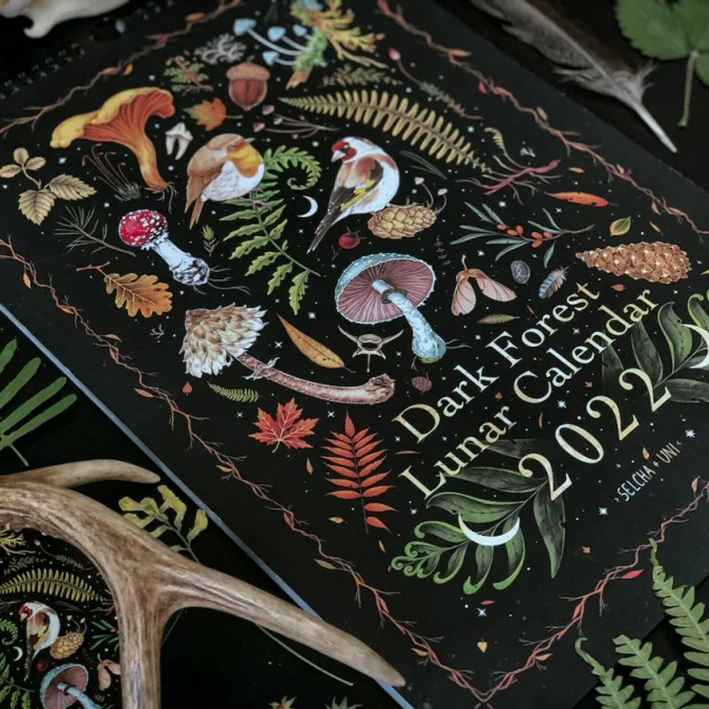 2022 Donkere Woud Maankalender