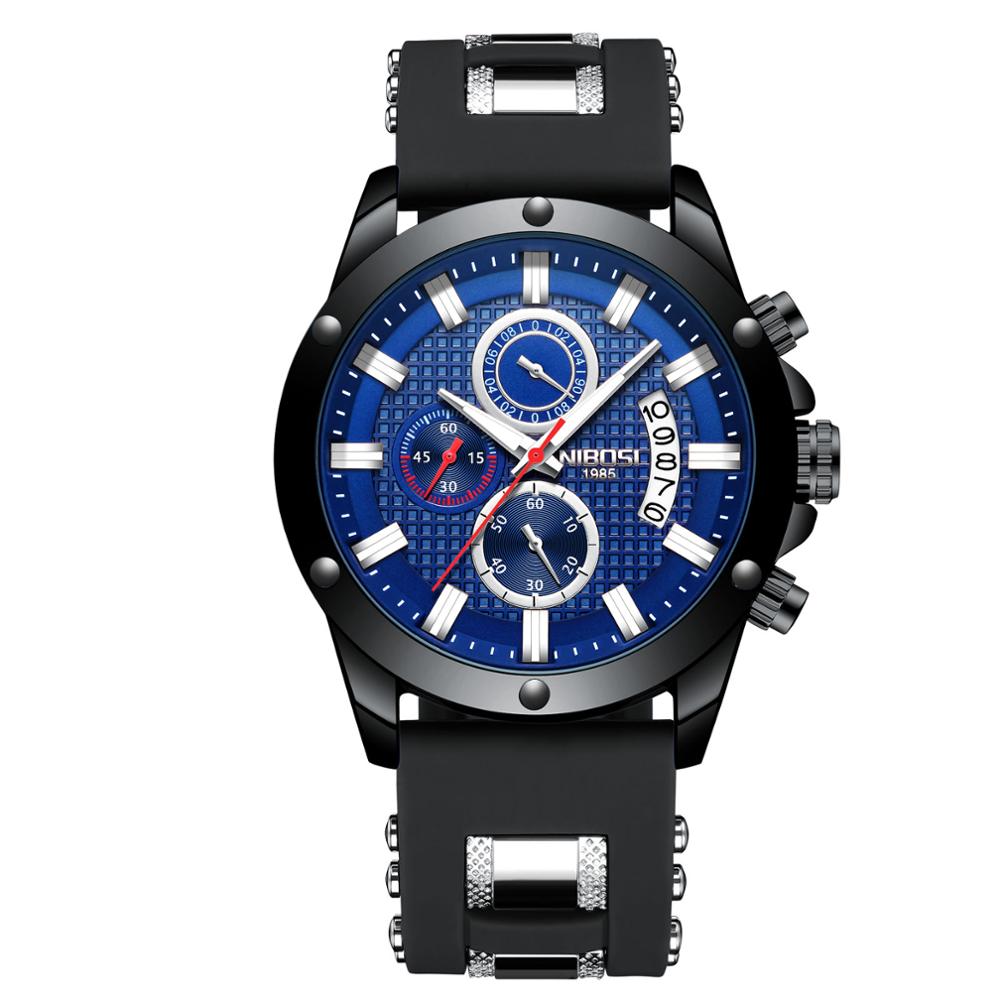 Nibosi Blue night - Herenhorloge