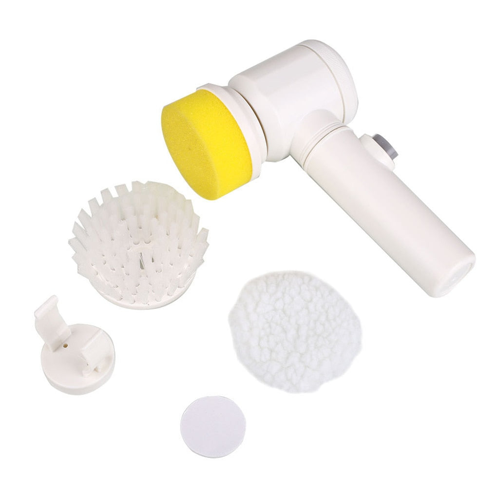 Scrubmax - Compacte draadloze schrobber met opzetkoppen