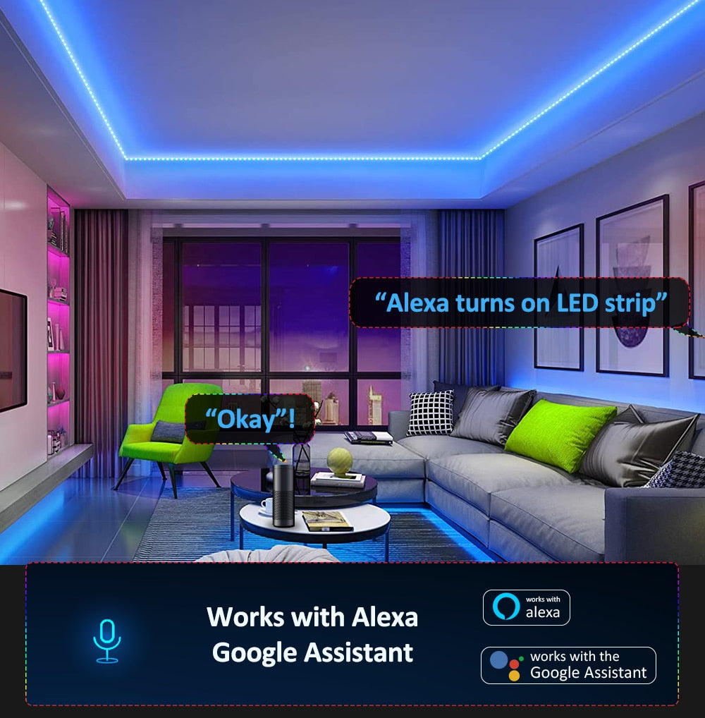 LED Smart led strip - Bediening via App-Wifi