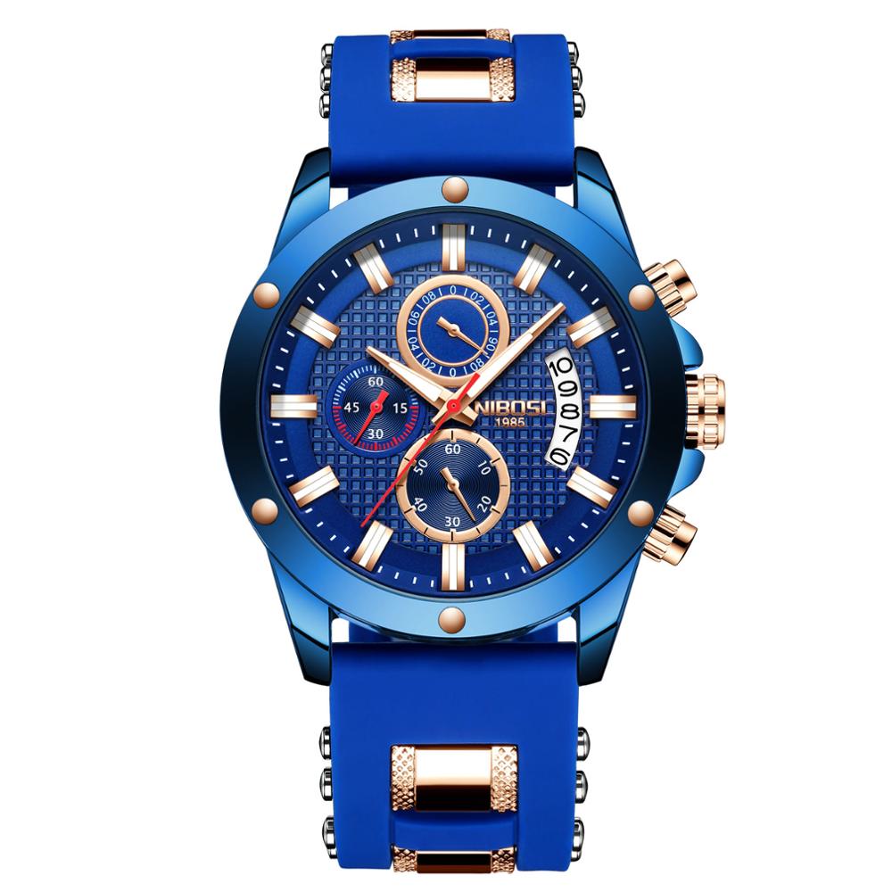 Nibosi Blue night - Herenhorloge