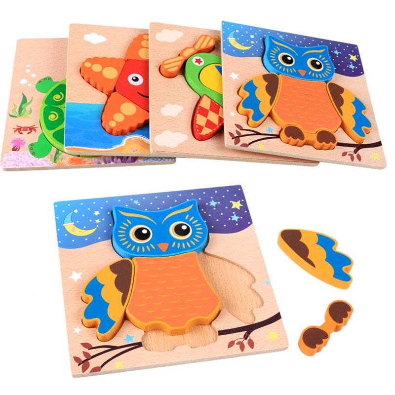 Montessori Houten Puzzel