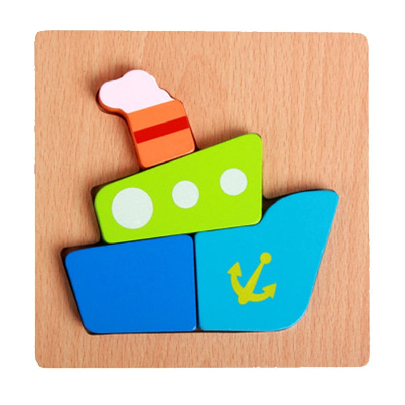 Montessori Houten Puzzel