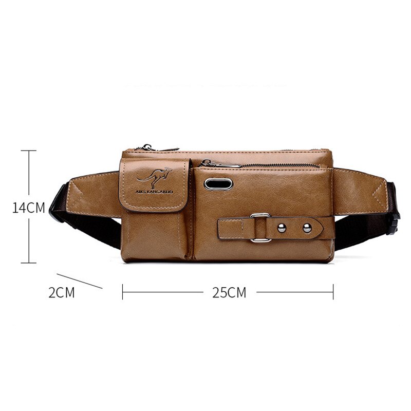 3-in-1 taille borst en schouder heren tas