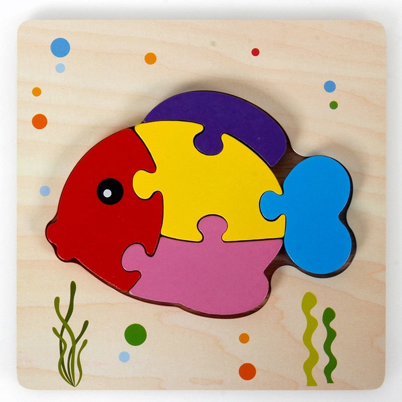 Montessori Houten Puzzel
