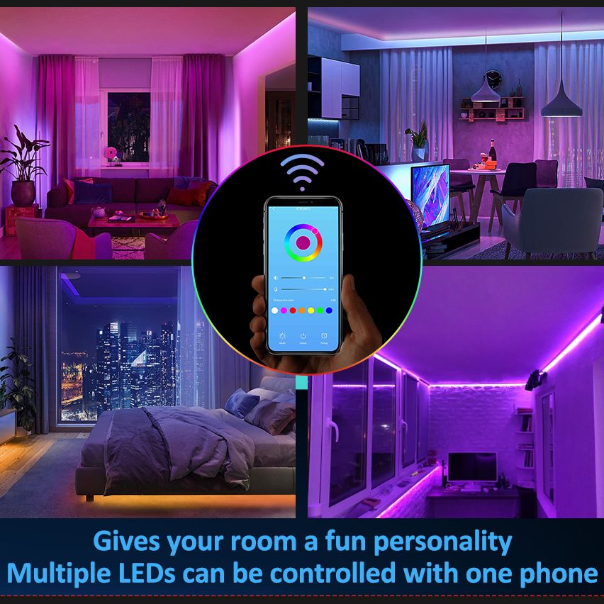 LED Smart led strip - Bediening via App-Wifi