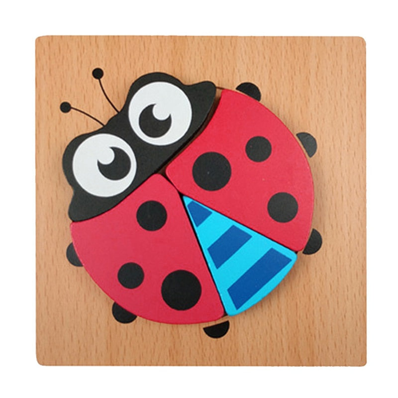 Montessori Houten Puzzel