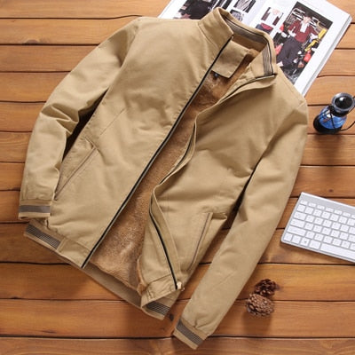 Heren Fleece Windjack Jas