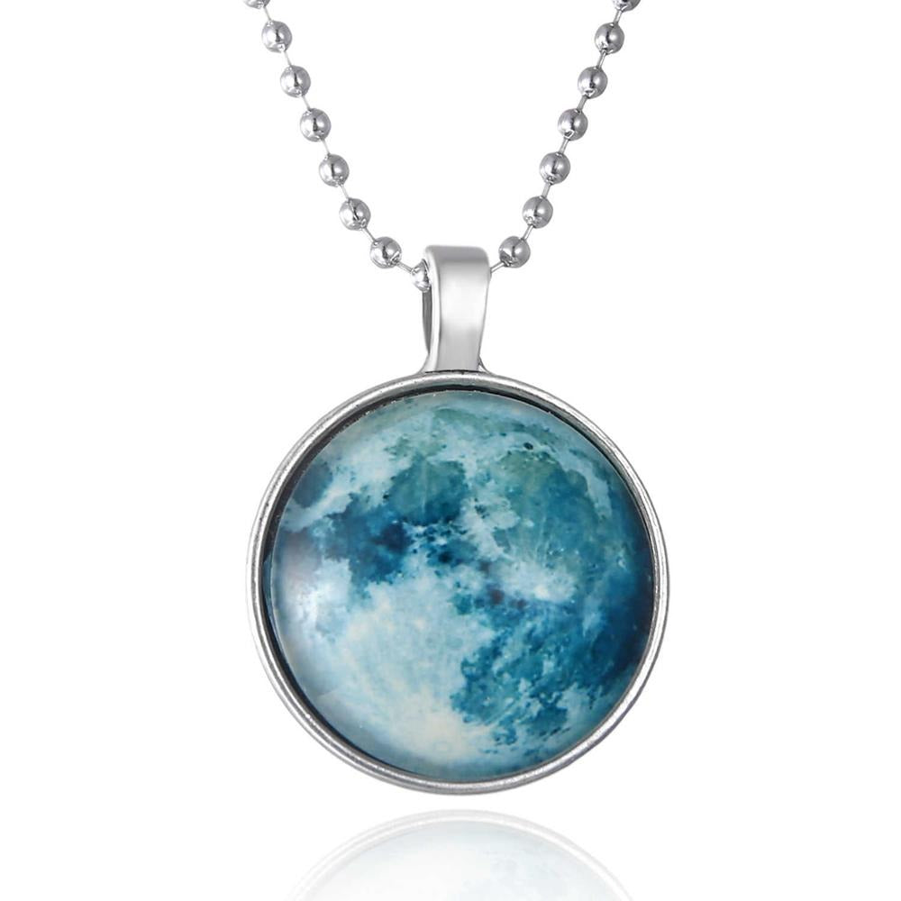 to the moon - Glow in the dark maanketting
