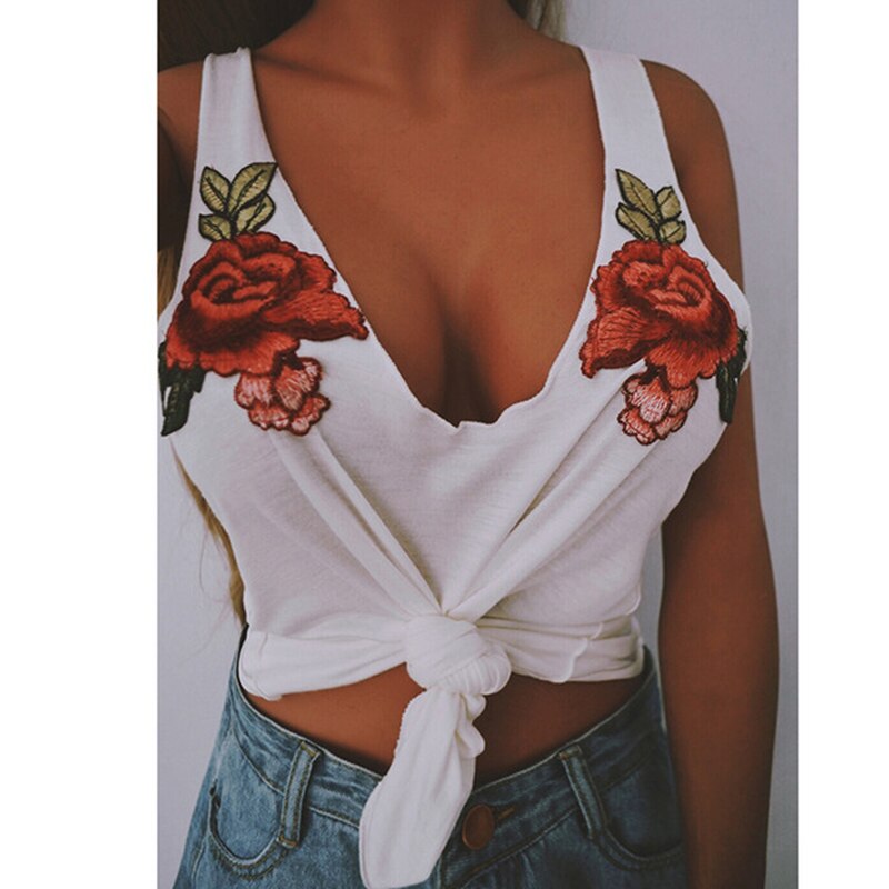 Rose - Dames croptop