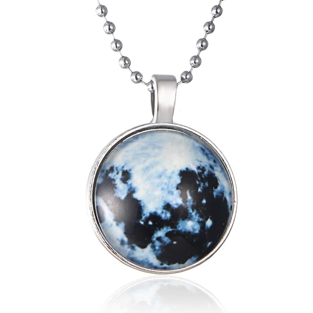 to the moon - Glow in the dark maanketting