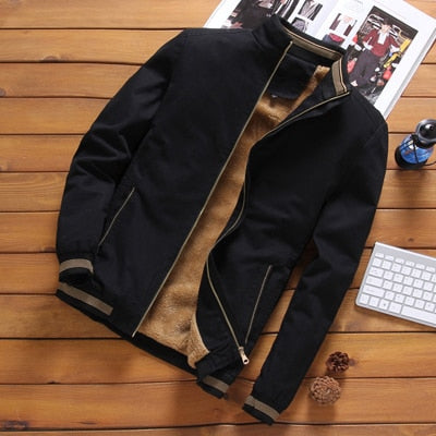 Heren Fleece Windjack Jas