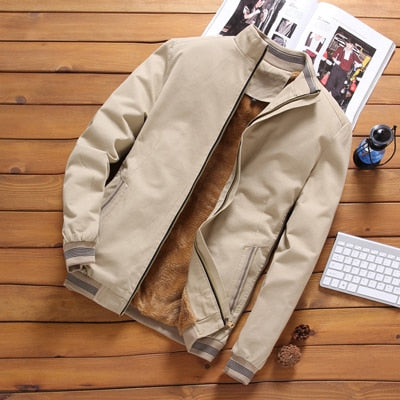 Heren Fleece Windjack Jas