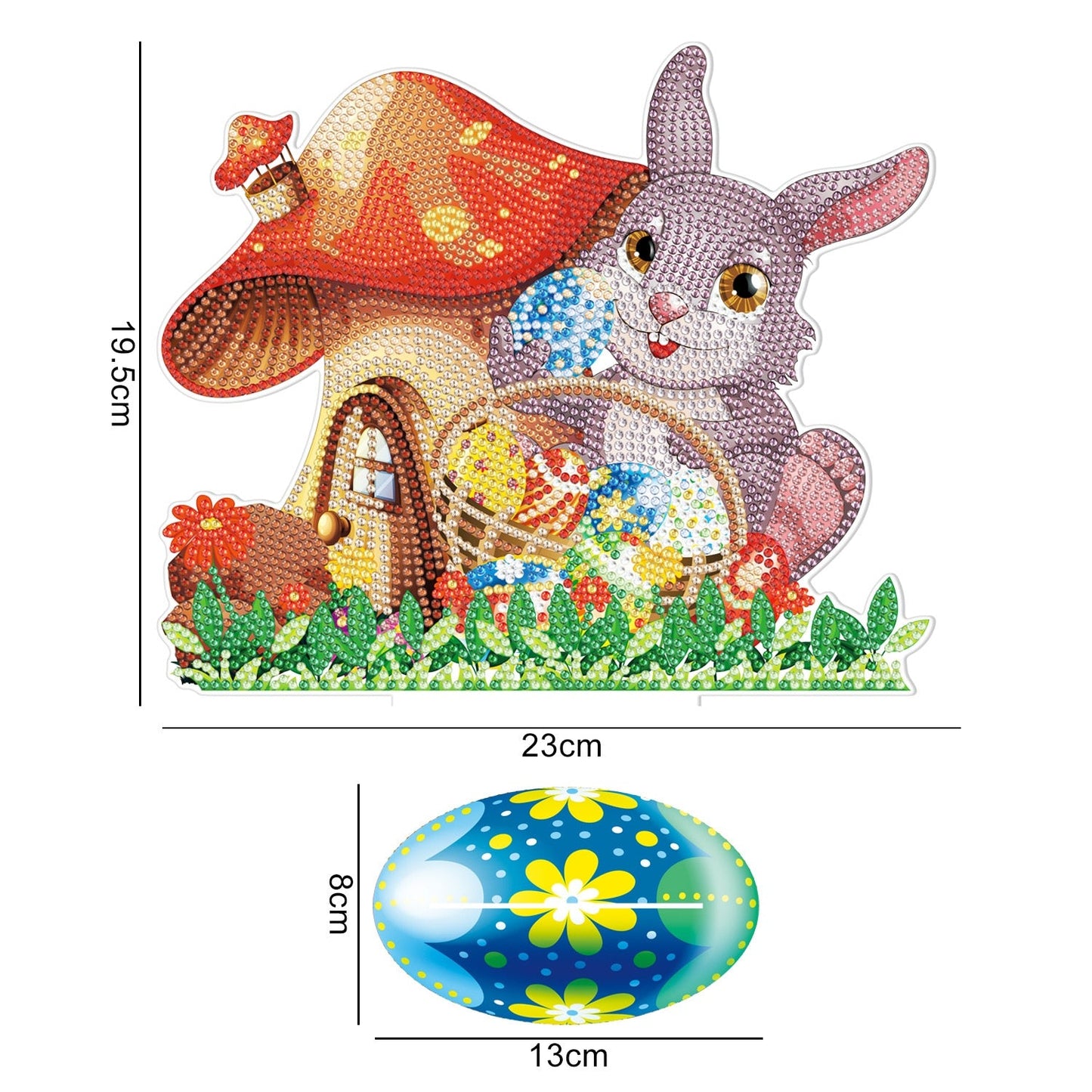 Pasen thema - Ruit Schilder Kit