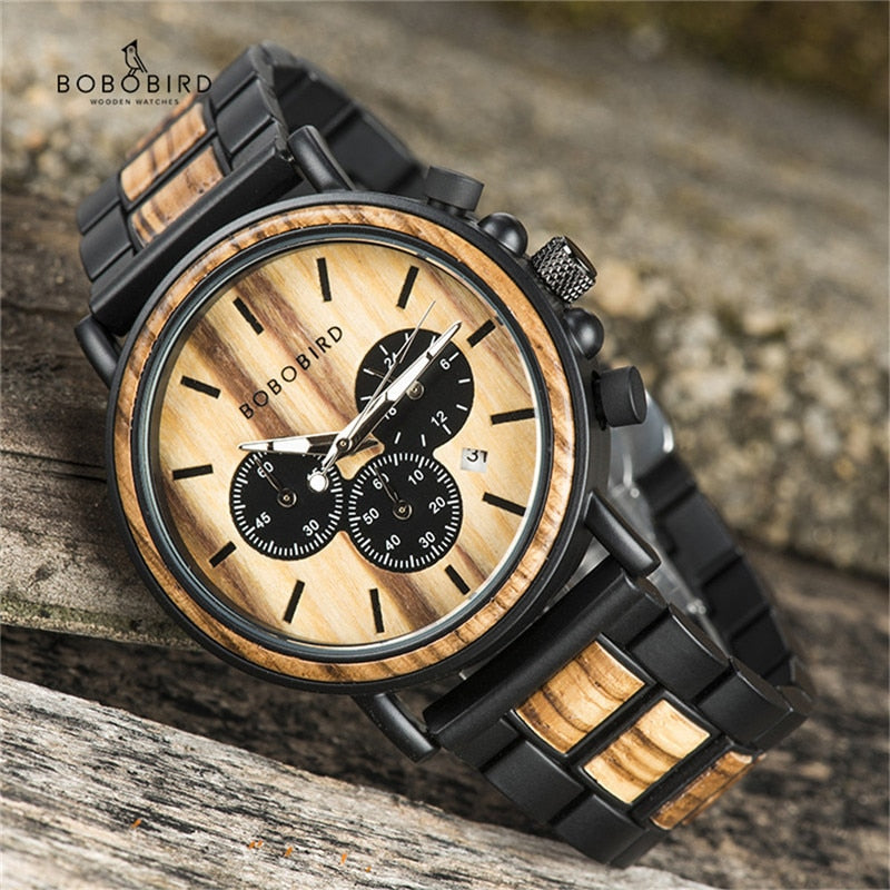 Luxe Houten Horloge
