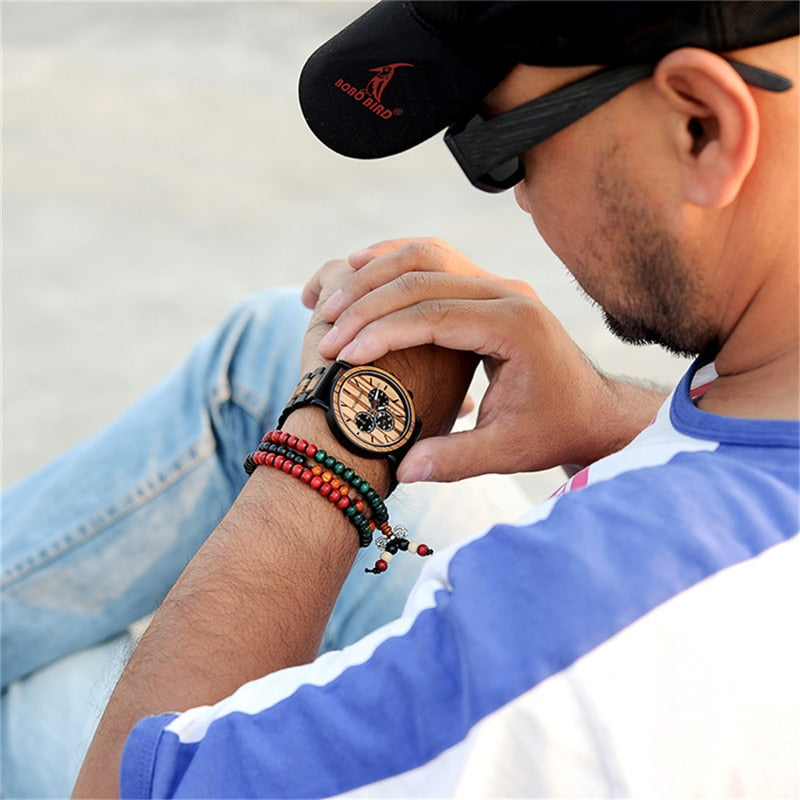 Luxe Houten Horloge