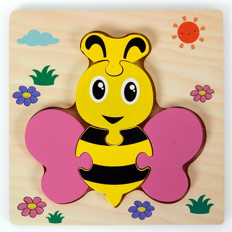 Montessori Houten Puzzel