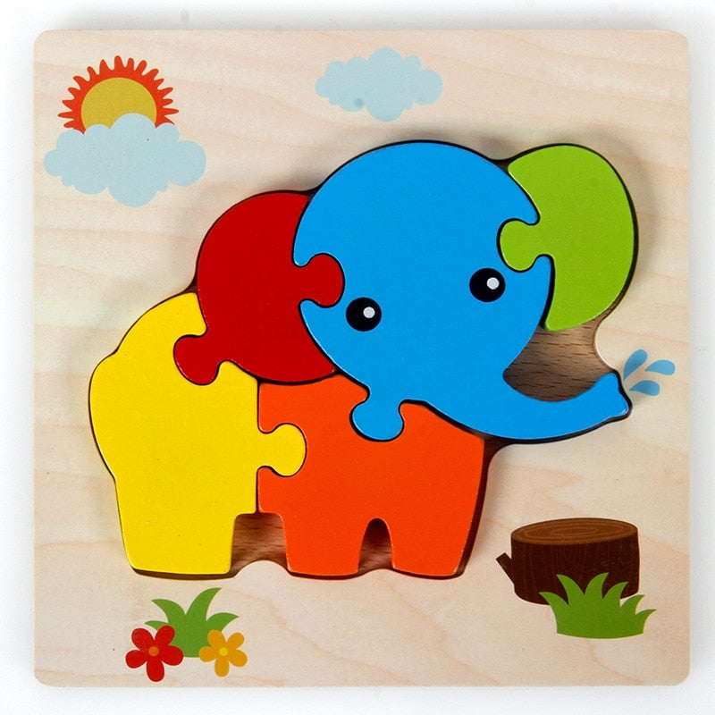 Montessori Houten Puzzel