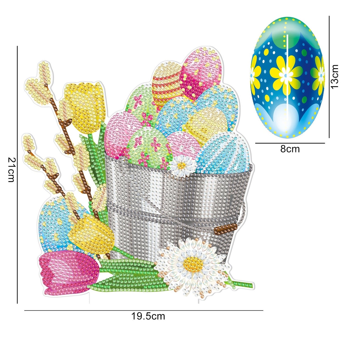 Pasen thema - Ruit Schilder Kit