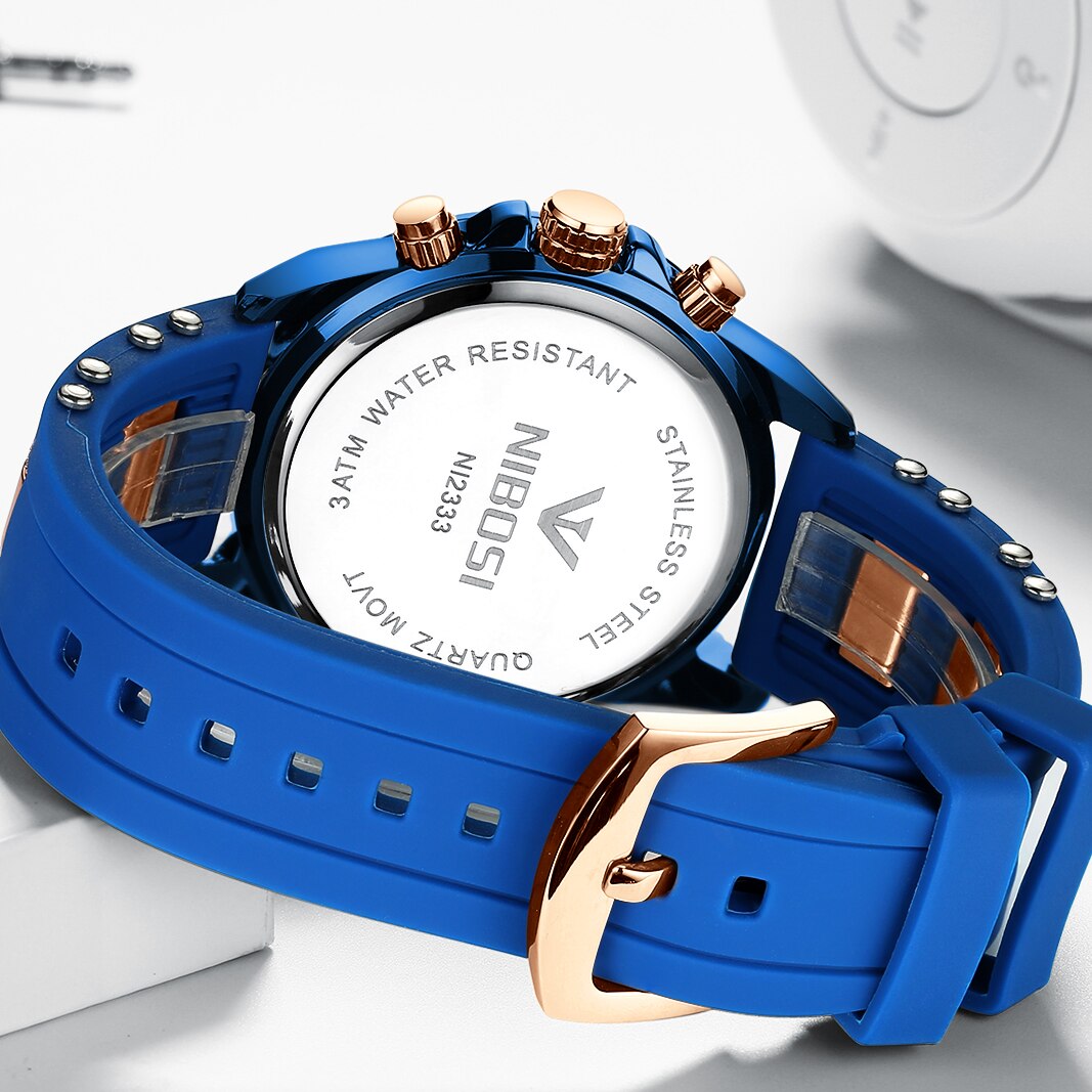 Nibosi Blue night - Herenhorloge