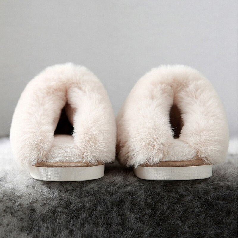 Knusse Bont Pluche Pantoffels