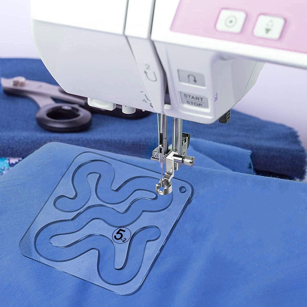 Free-Motion Quilting Sjabloon Liniaal set (11stks)
