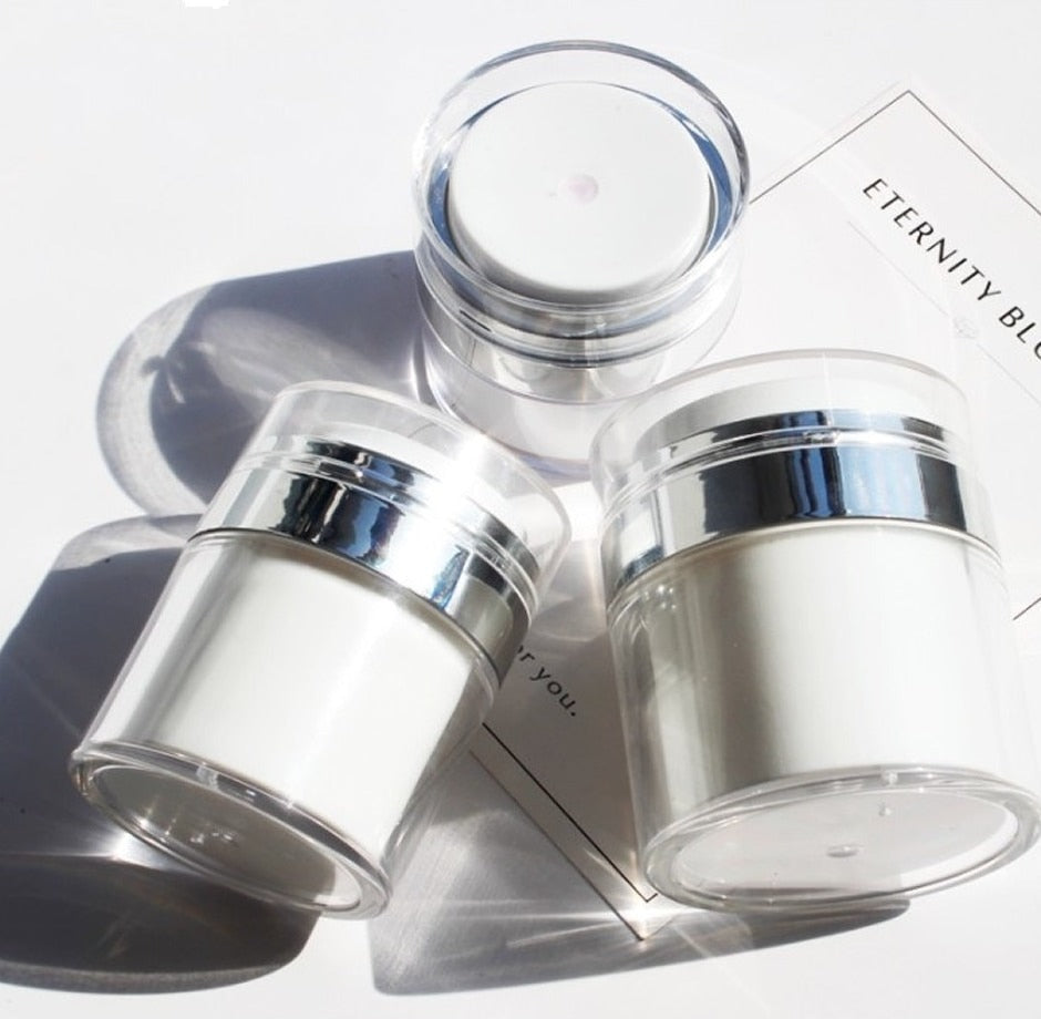 Navulbare vacuüm cosmetica Fles