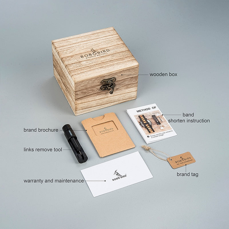 Luxe Houten Horloge