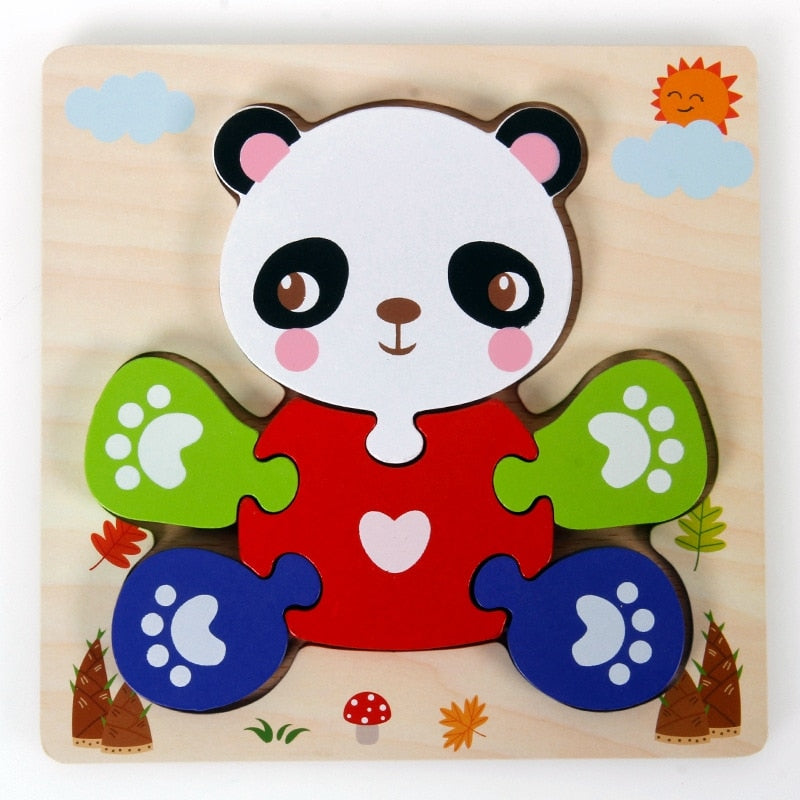 Montessori Houten Puzzel