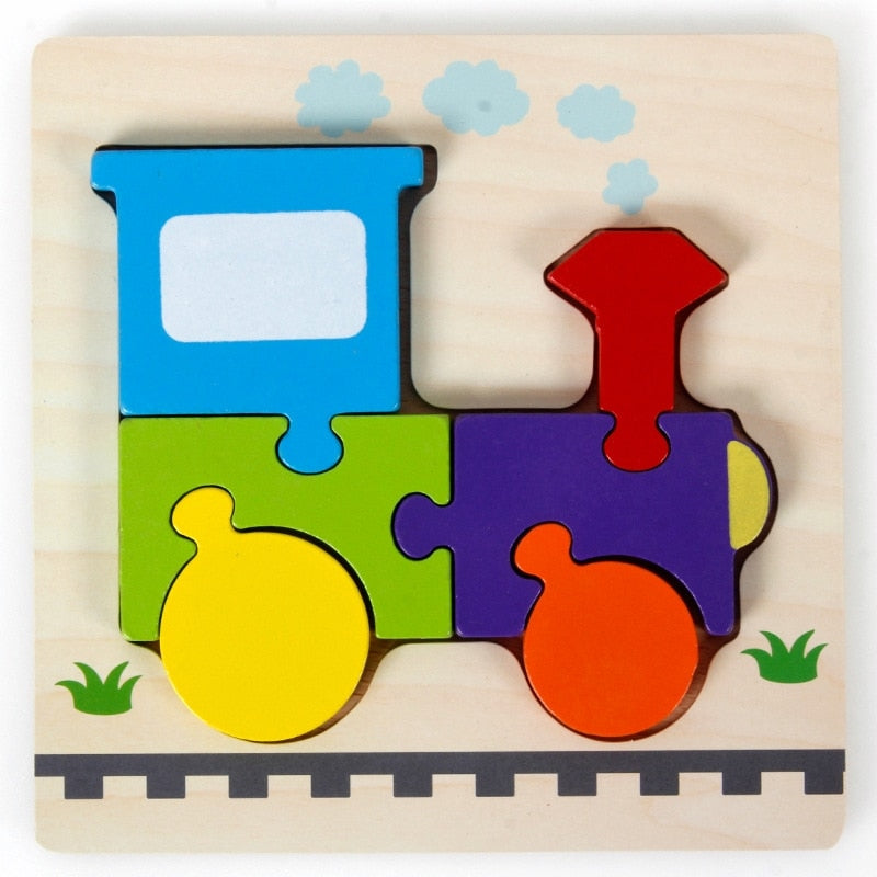 Montessori Houten Puzzel