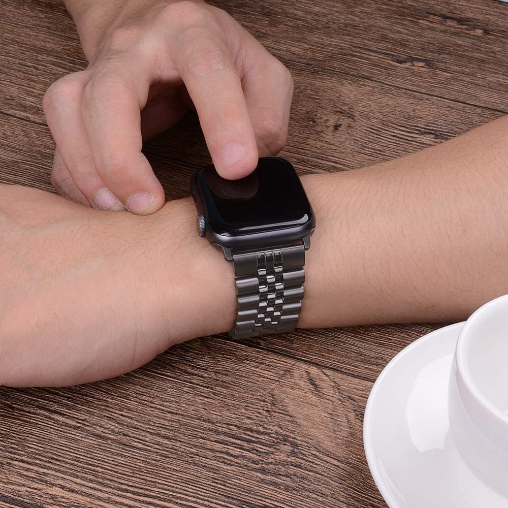 EliteSteel - Luxe stalen horlogeband voor Apple Watch