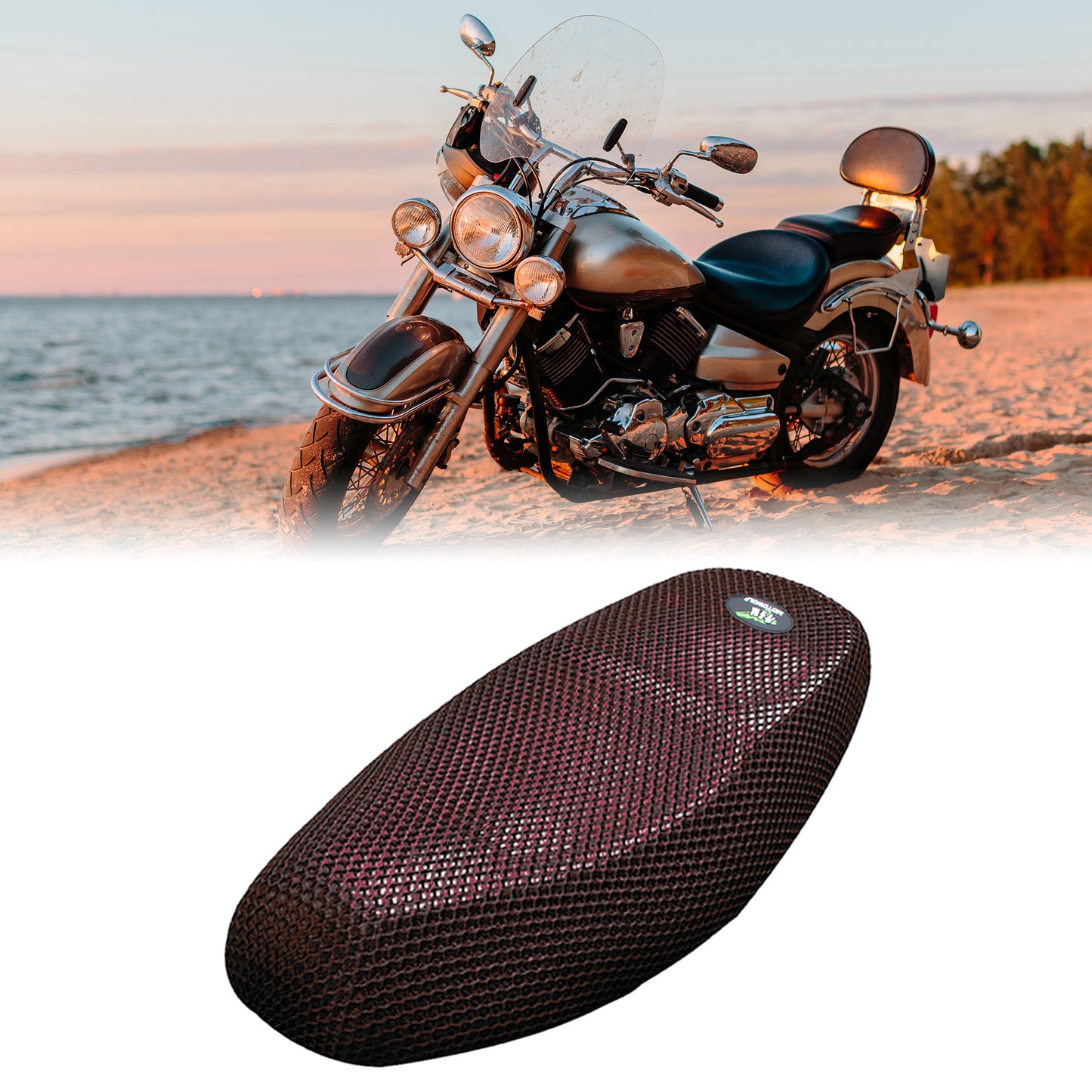3D Mesh Stof Motorfiets Stoelhoes