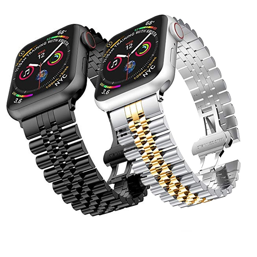 EliteSteel - Luxe stalen horlogeband voor Apple Watch