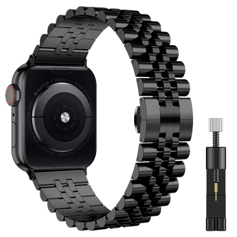 EliteSteel - Luxe stalen horlogeband voor Apple Watch