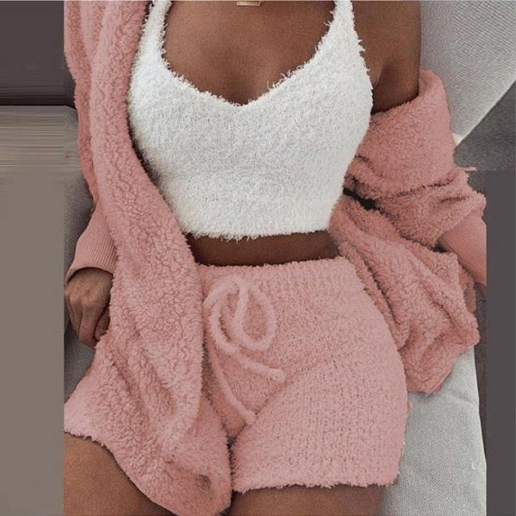Dames Fleece Loungewear Set