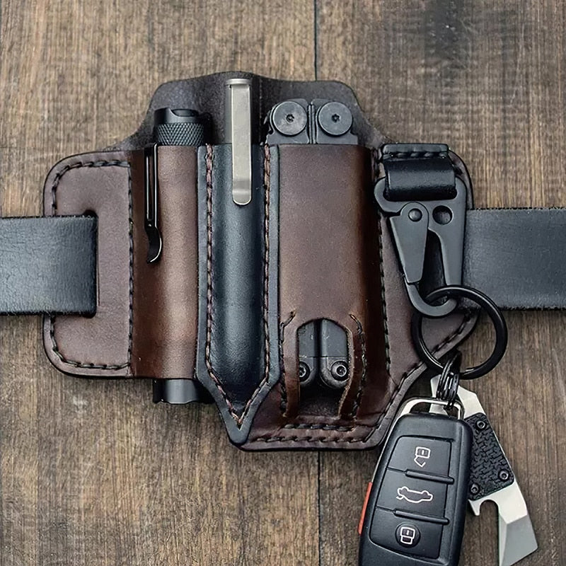 Lederen Multitool Riem Organizer
