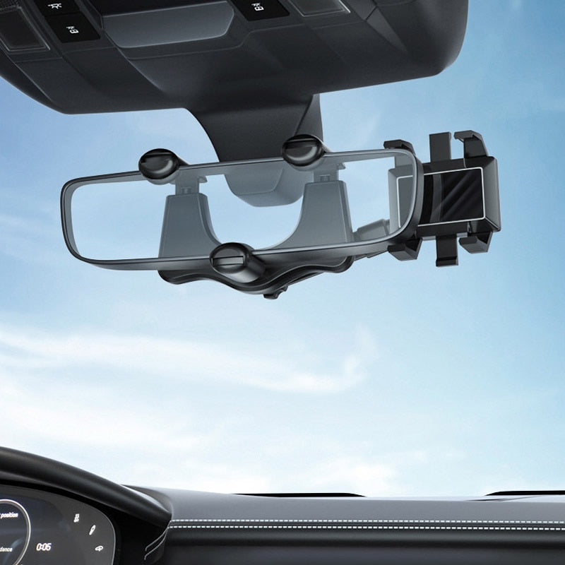 EasyHold - Draaibare Autospiegel Telefoon Steun