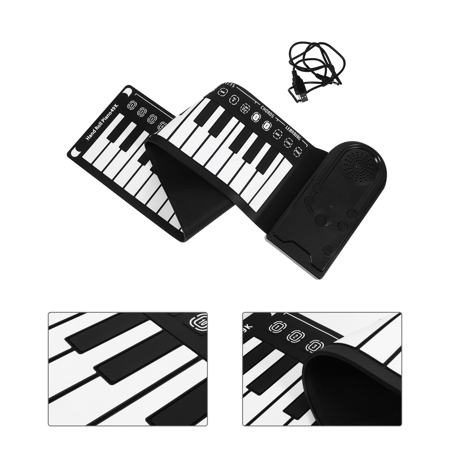 HarmoniFold - 49 Toetsen Leerling Opvouwbare Piano