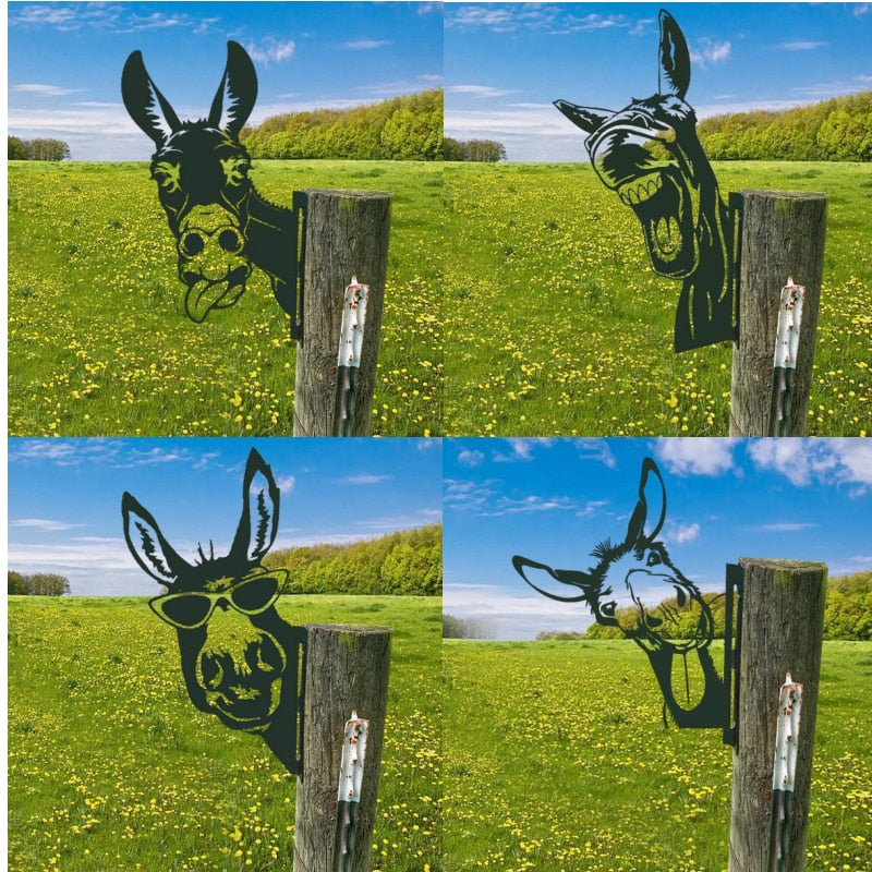 Peek-a-boo - Dieren tuin decoratie