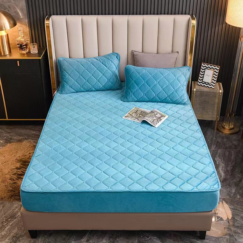 ComfortLine - Pluche gewatteerde dekbed overtrek