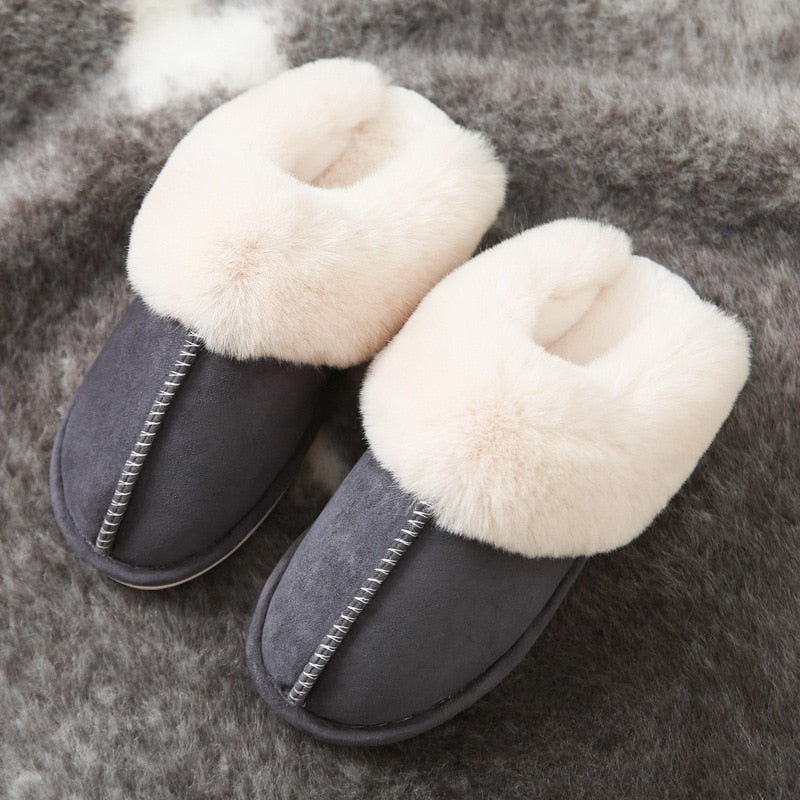 Knusse Bont Pluche Pantoffels