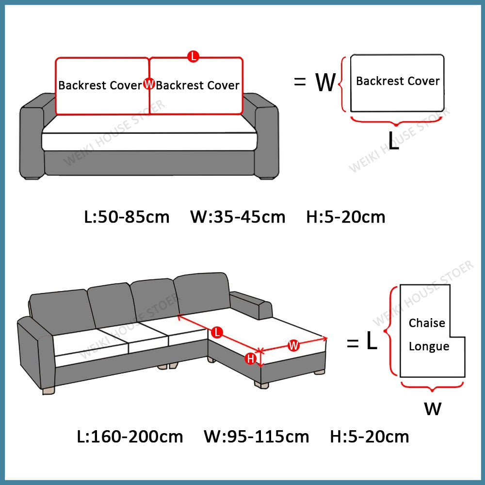 Jacquard Sofa kussen hoezen