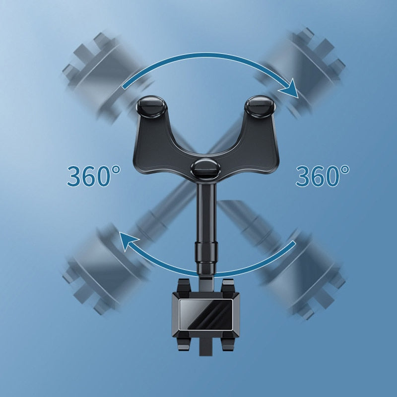 EasyHold - Draaibare Autospiegel Telefoon Steun